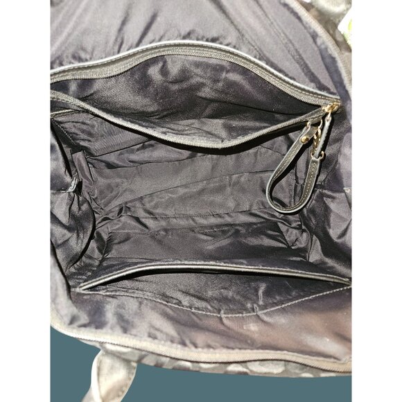 Michael Kors Kelsey Leopard Nylon Tote Shoulder Bag - Picture 15 of 16